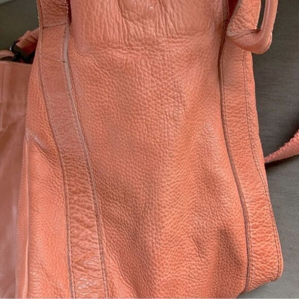 FREE‎ PEOPLE Leslie Leather Tote Tiger Red Bag - Picture 10 of 16